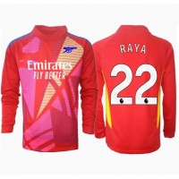 Echipament fotbal Arsenal David Raya #22 Portar Tricou Deplasare 2024-25 maneca lunga